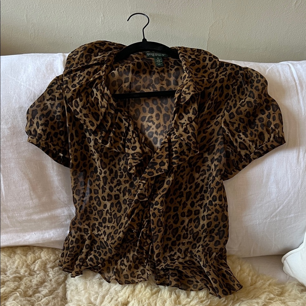 Ralph Lauren Leopard Top